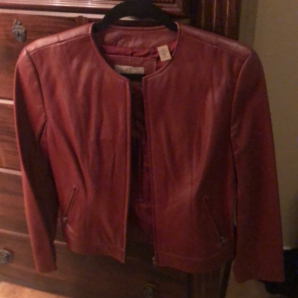 Leather jacket